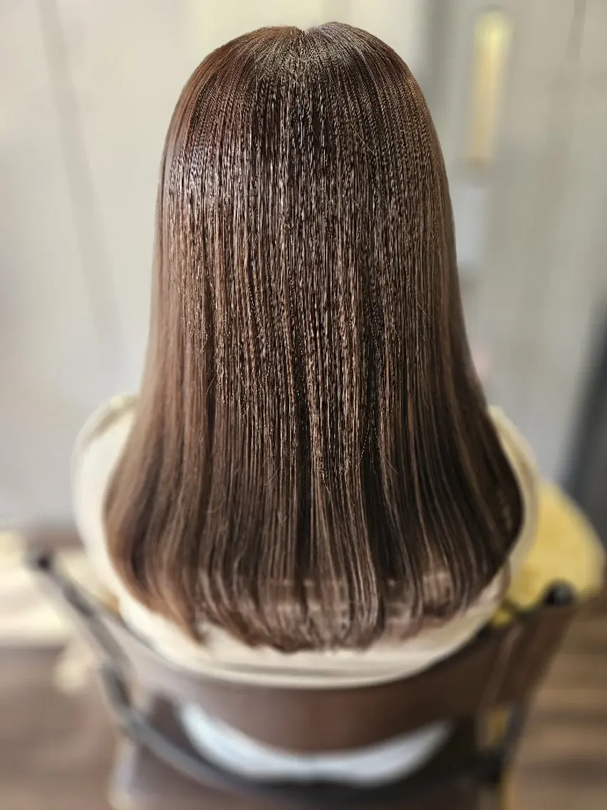 セミロング カラー ブラウンカラー ナチュラルブラウン カット ヘアカラー トリートメント terra✂️川嶋 大輔のヘアスタイル