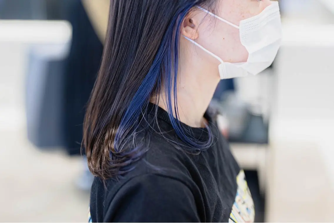 セミロング カラー カット ヘアカラー 宇野 佑馬のヘアスタイル