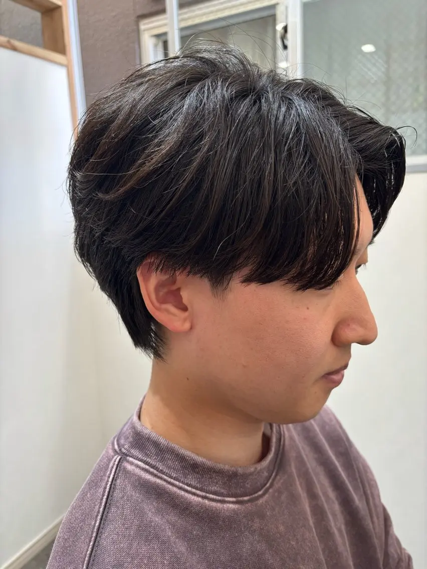 【🌸4月限定価格🌸】メンズカット+ニュアンスパーマ✨¥15.400.→¥9900‼️#町田#ニュアンスパーマの写真