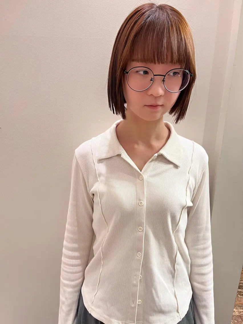 ショート トリートメント 【美ボブ.艶カラー. 梅田茶屋町】midoのヘアスタイル