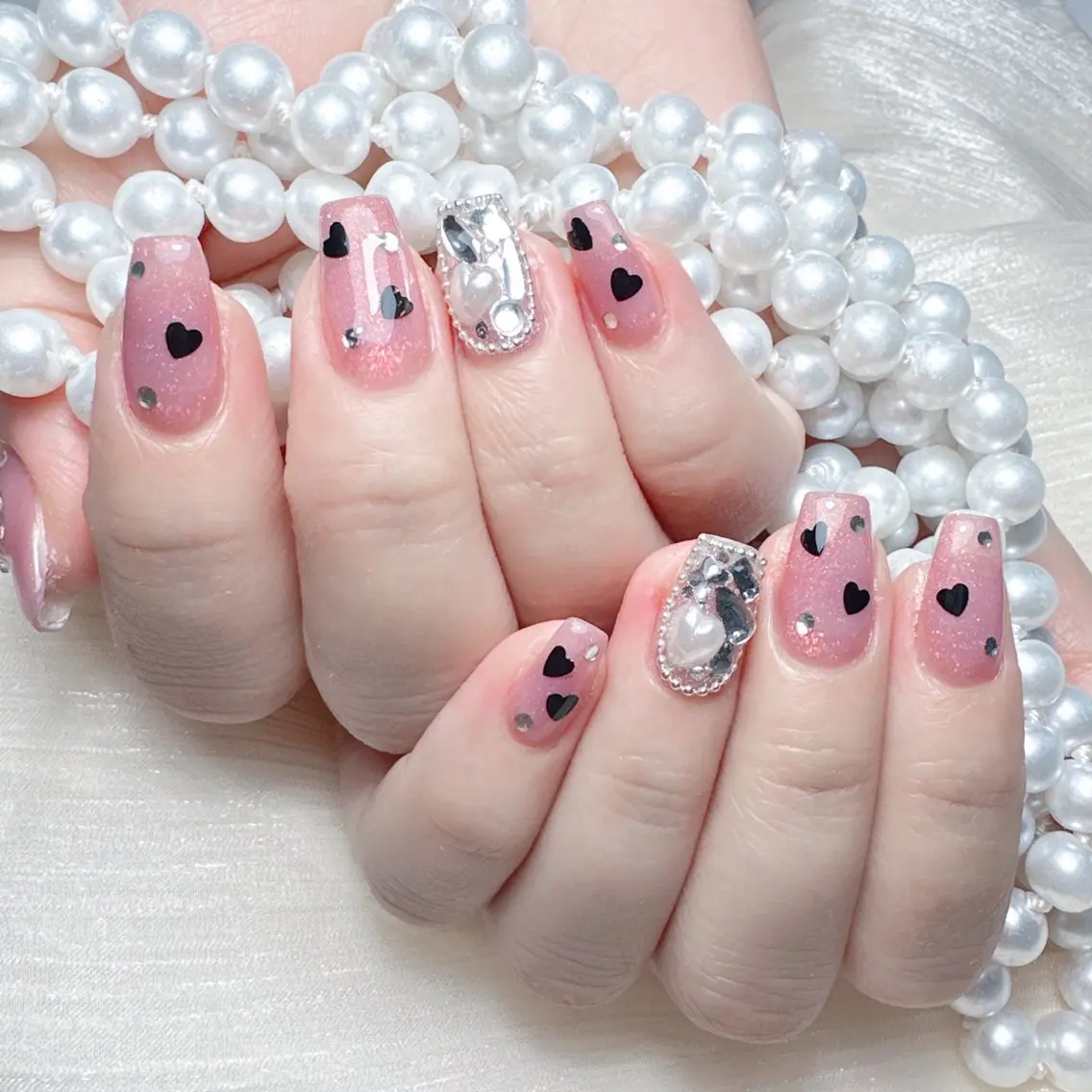 ネイル ハンドネイル M🌷nail 長さだし専門店のネイルデザイン