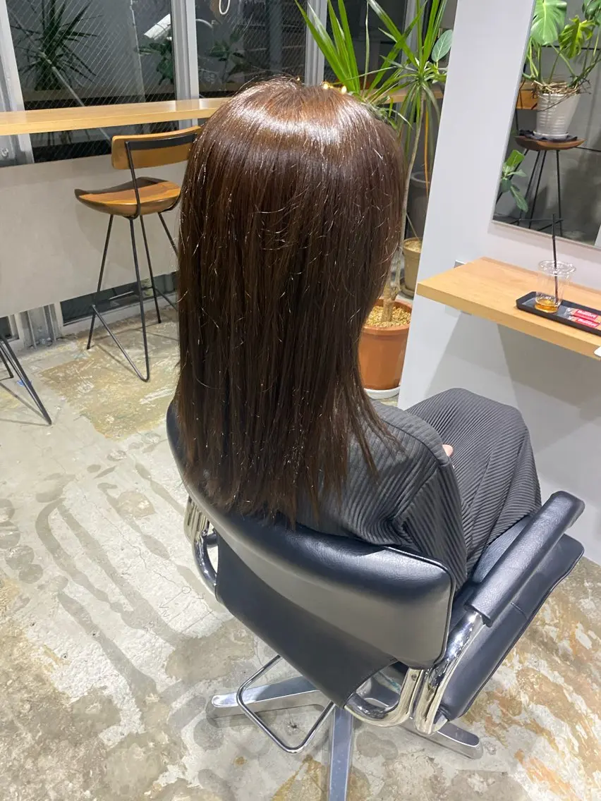セミロング 村田 健のヘアスタイル