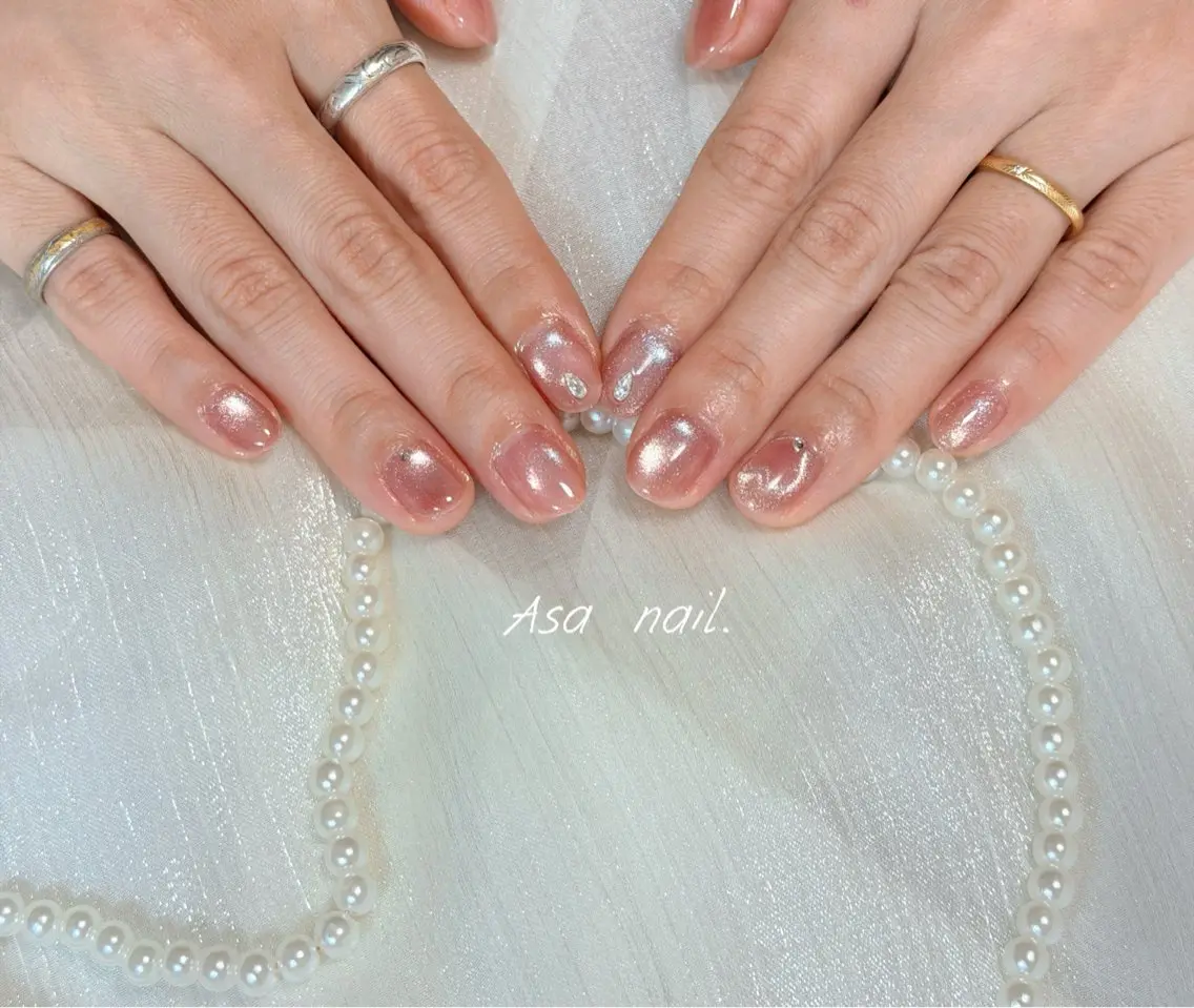 ネイル ジェルネイル マグネットネイル ハンドネイル Asa Nail 亀戸 平井のネイルデザイン