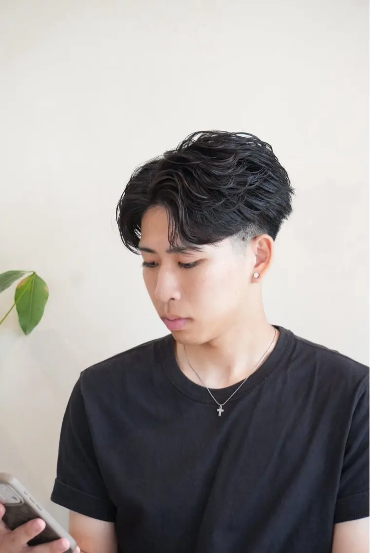 メンズ カット 野里 来希のヘアスタイル