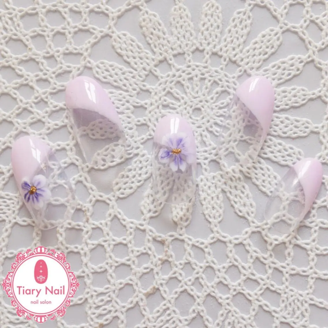 ネイル tiarynail K K🐼のネイルデザイン