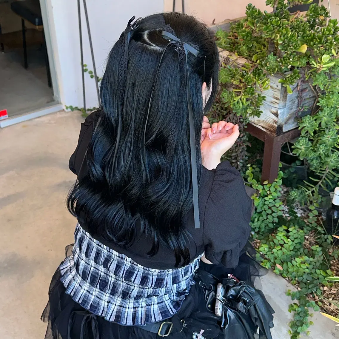 ロング カラー ヘアカラー Fuka 大阪狭山市美容室のヘアスタイル