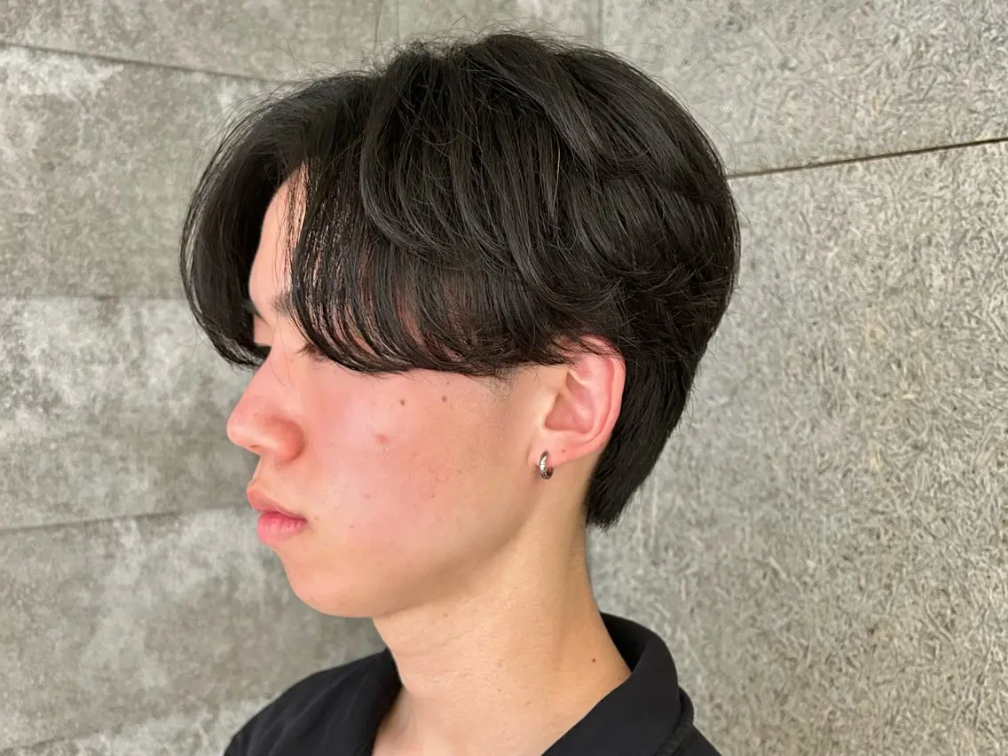 ショート パーマ メンズ メンズパーマ ニュアンスパーマ 木村 明日美のヘアスタイル