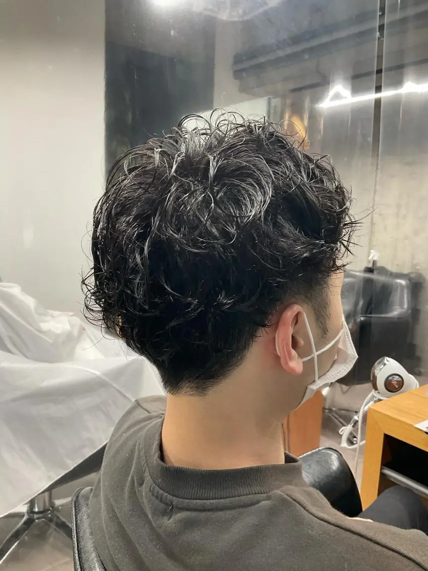 メンズカット✂️+パーマ(スパイラルorツイストor波巻きパーマなど)の写真