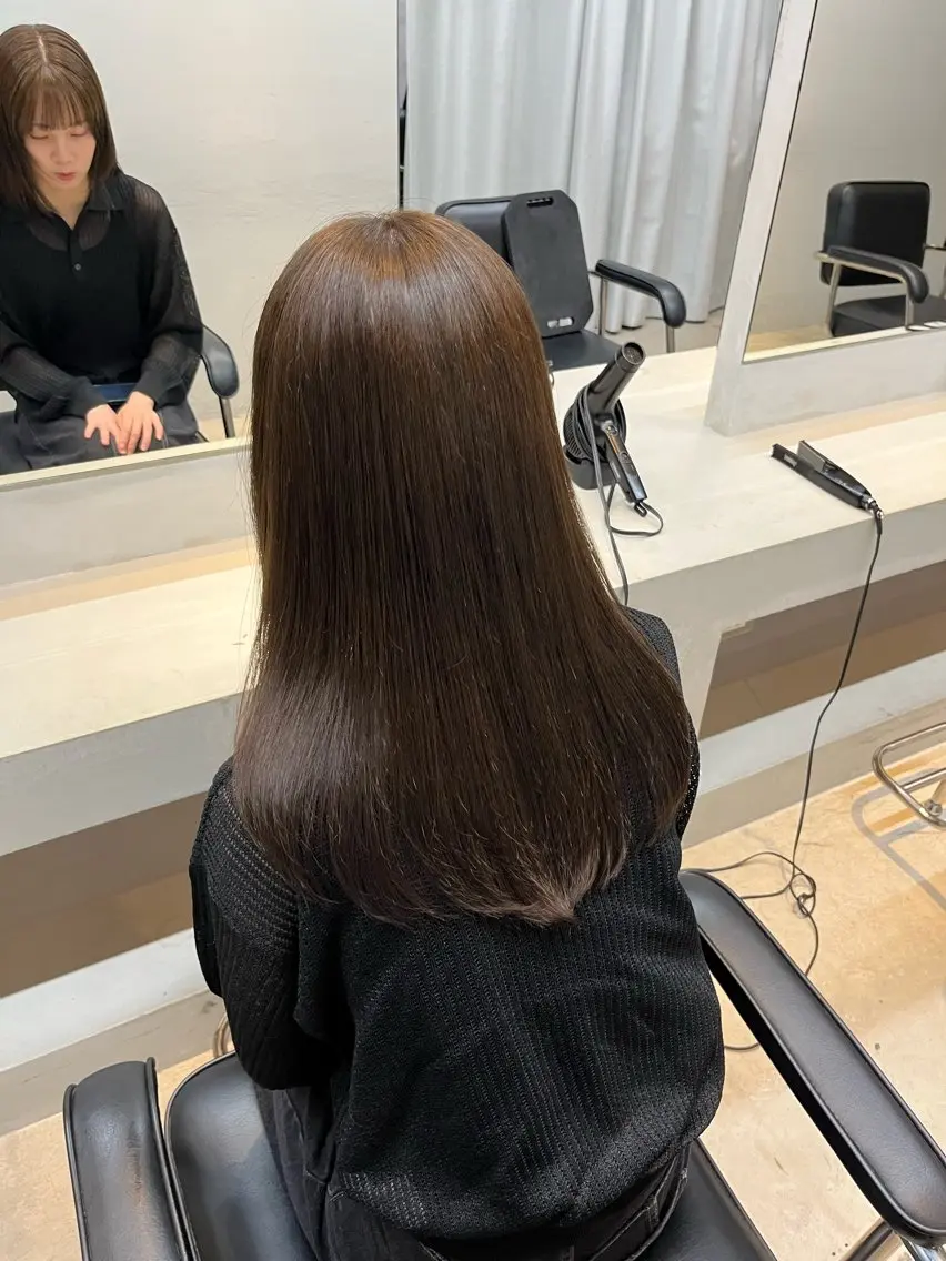 カラー 中島 日菜のヘアスタイル