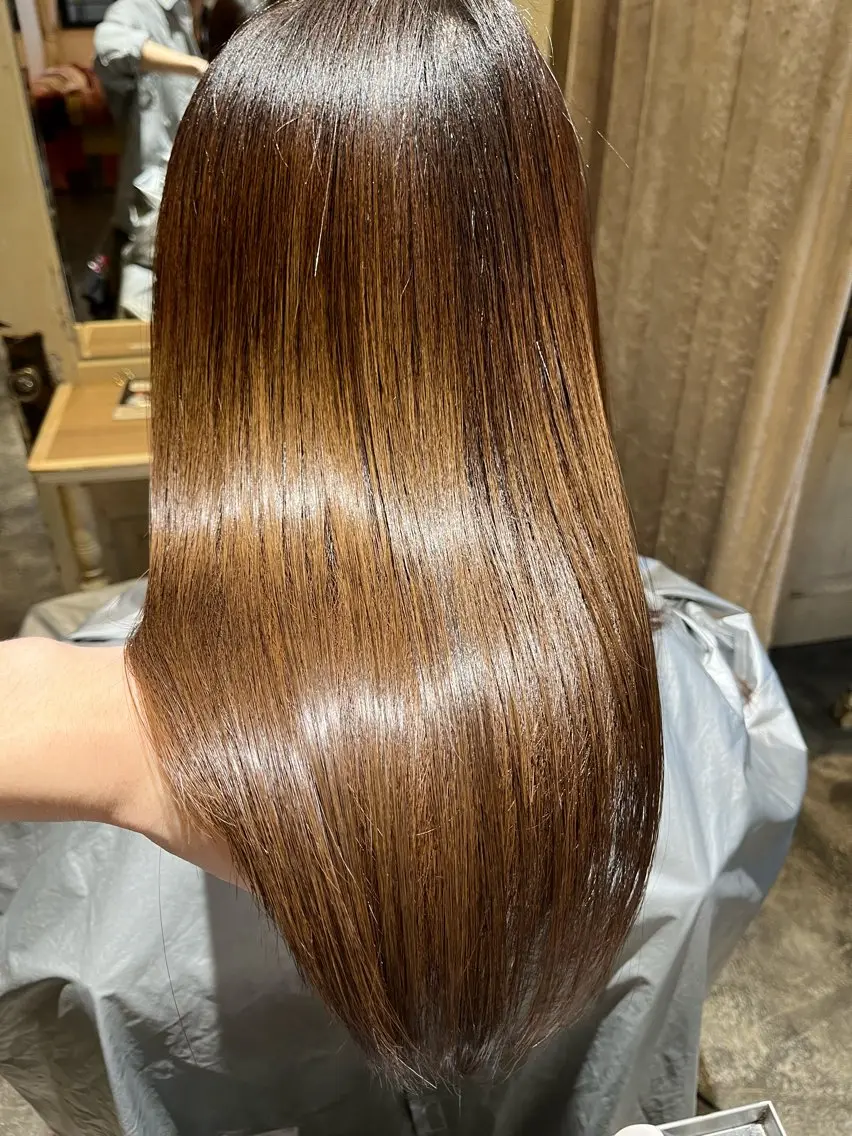 セミロング トリートメント 道下 颯人のヘアスタイル