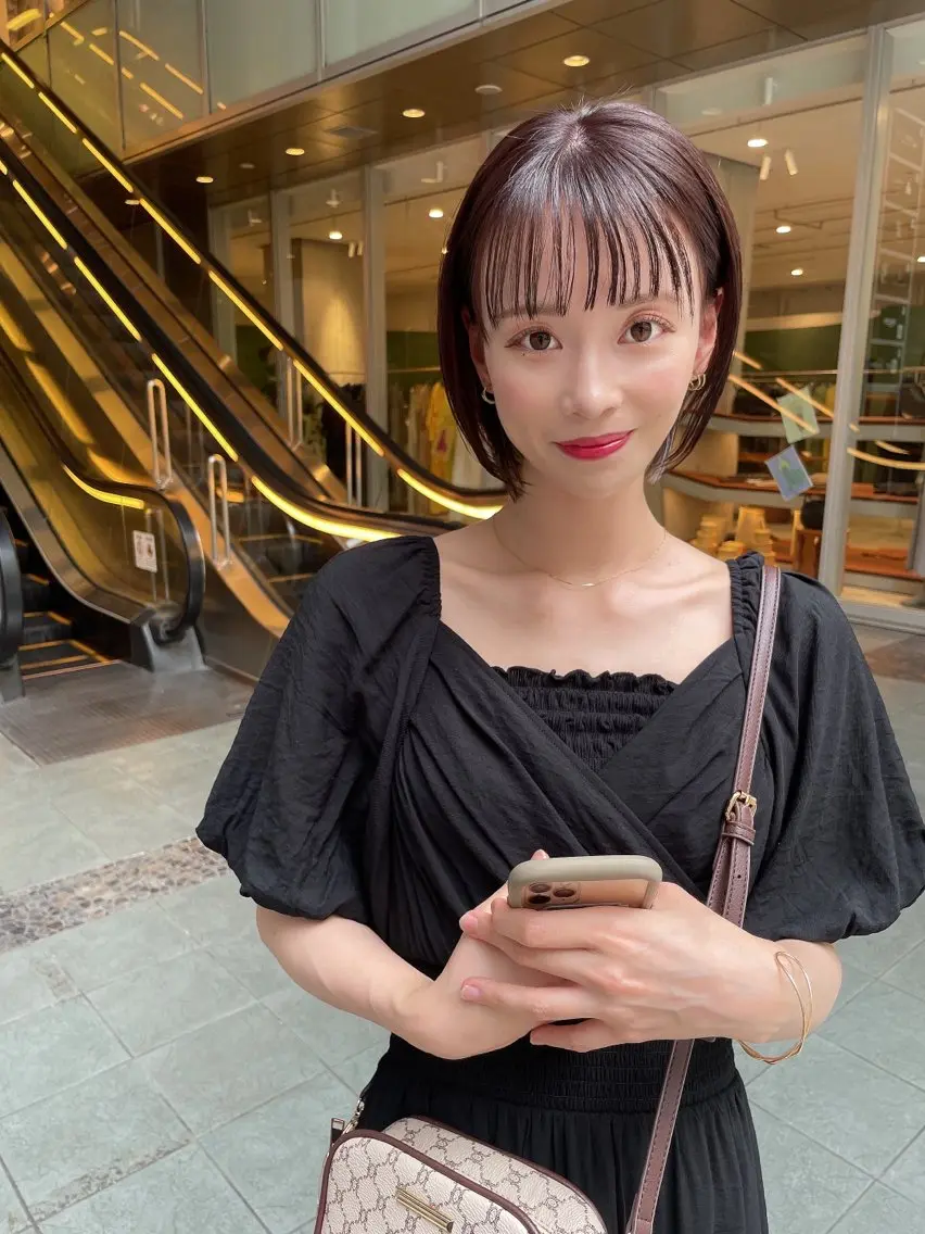 ショート カラー カット ヘアカラー トリートメント 髪質改善will hairdesignのヘアスタイル