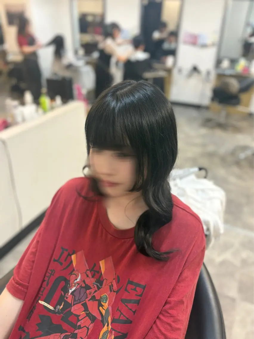 ミディアム レディースカットモデ ル募集🎀✨雛子のヘアスタイル
