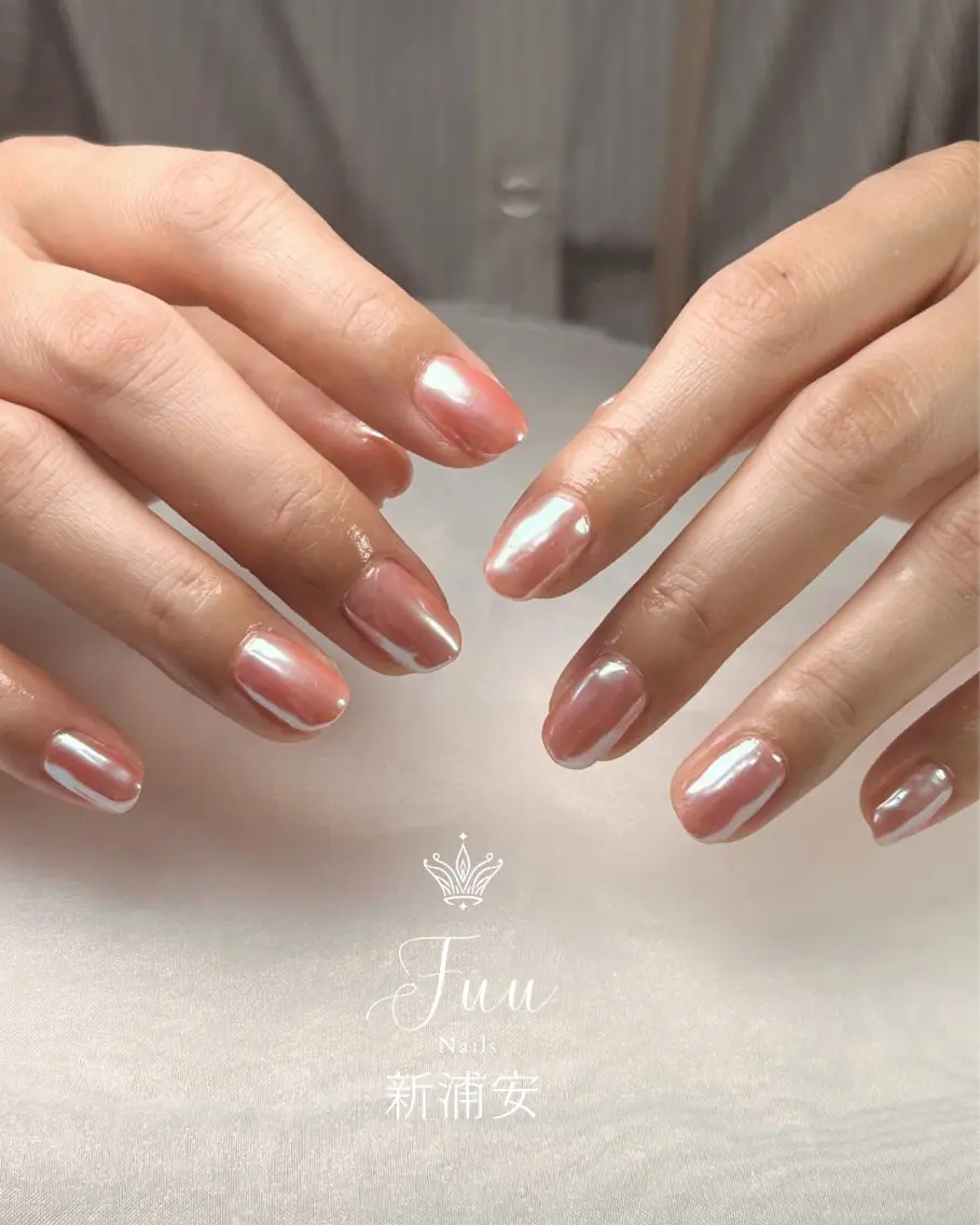 ネイル アートネイル フラワーネイル マグネットネイル ミラーネイル ニュアンスネイル 犬のいるネイルサロン Fuu nailsのネイルデザイン
