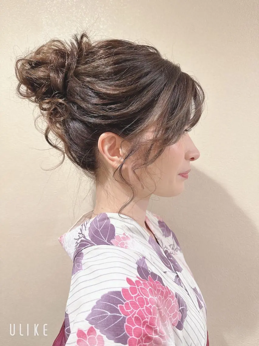 浴衣着付け&ヘアセット❤️❤️❤️の写真
