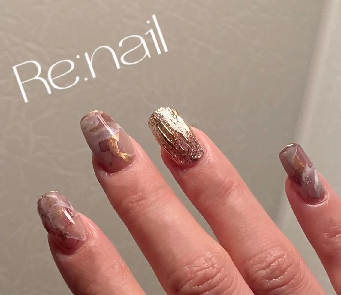 ネイル ハンドネイル Re:Ø nail 🩵TSUJIのネイルデザイン