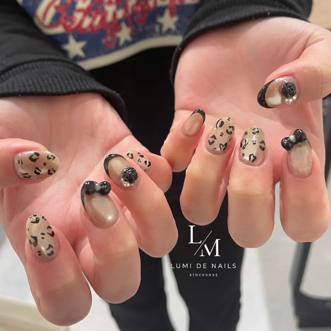 ネイル グラデーション ラメ(グリッター) マグネットネイル ミラーネイル ニュアンスネイル ハンドネイル Lumi de nailsのネイルデザイン