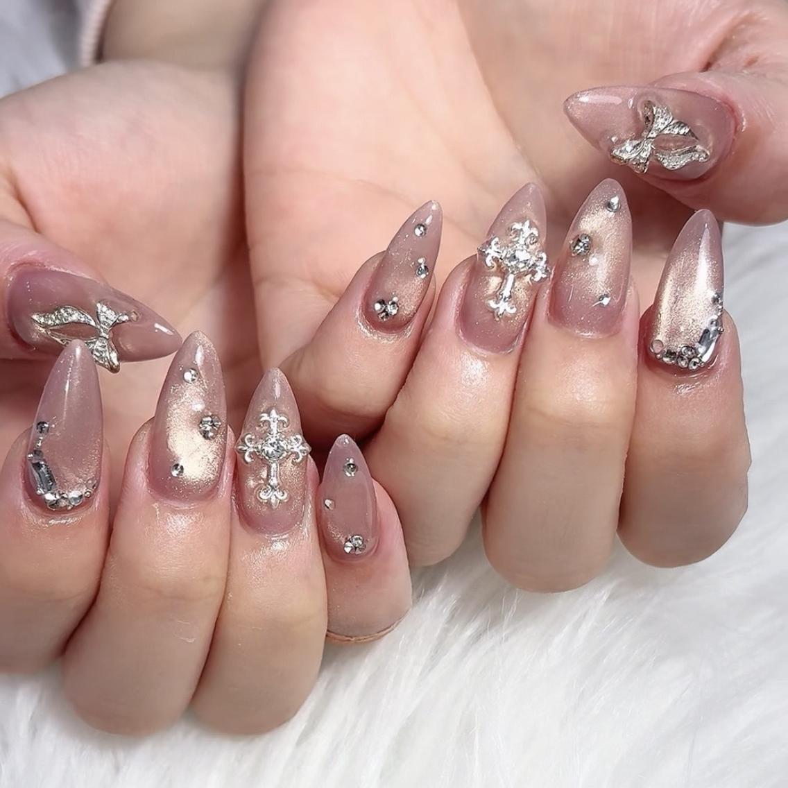 ネイル ハンドネイル 天王寺rebest 💅nailのネイルデザイン
