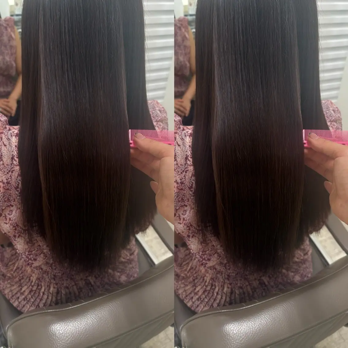 ロング カット ヘアカラー 韓国風骨格カット 艶カラー🩶髙林夏美のヘアスタイル