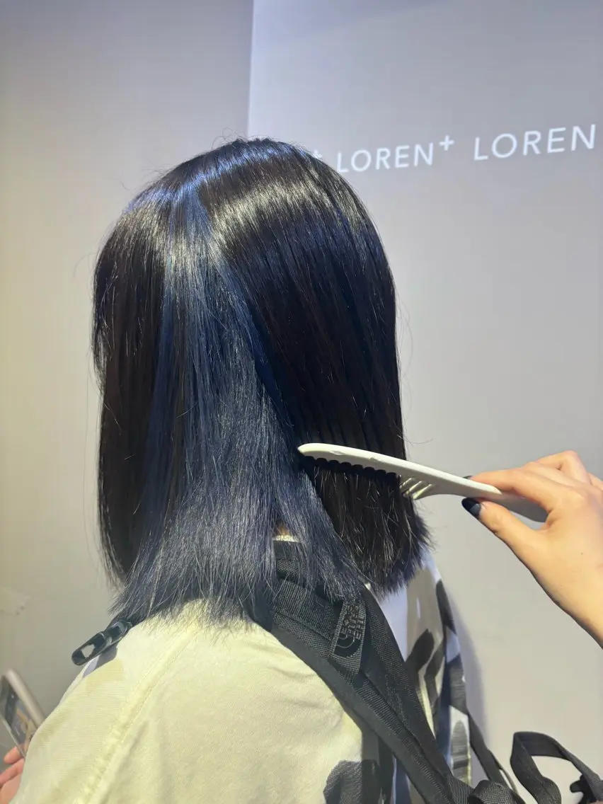 カラー オリーブ🎶アッシュ グレージュちひろ🧸のヘアスタイル