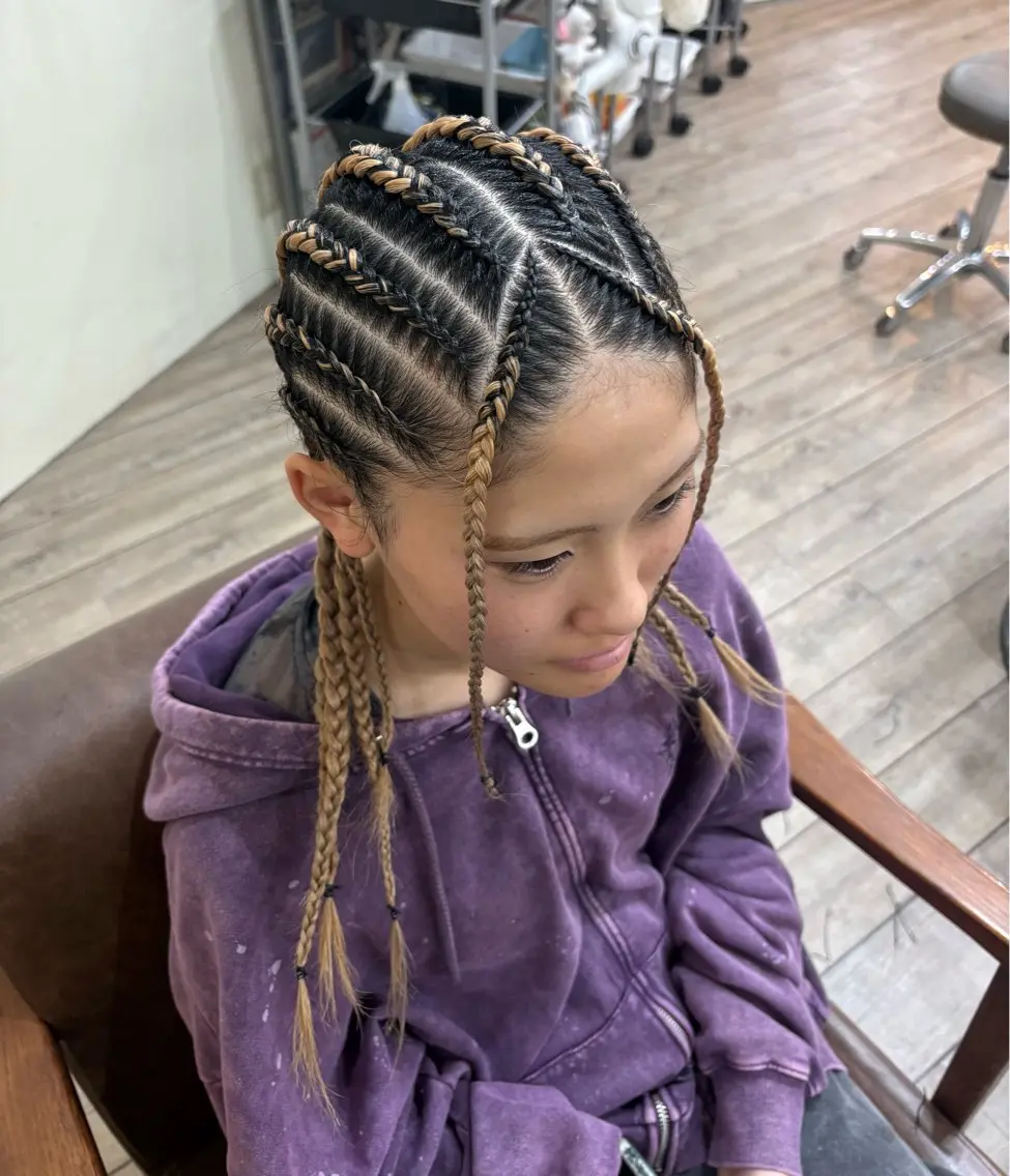 ロング ヘアアレンジ ヘアセット WEST OLAND 黒坂佳乃のヘアスタイル