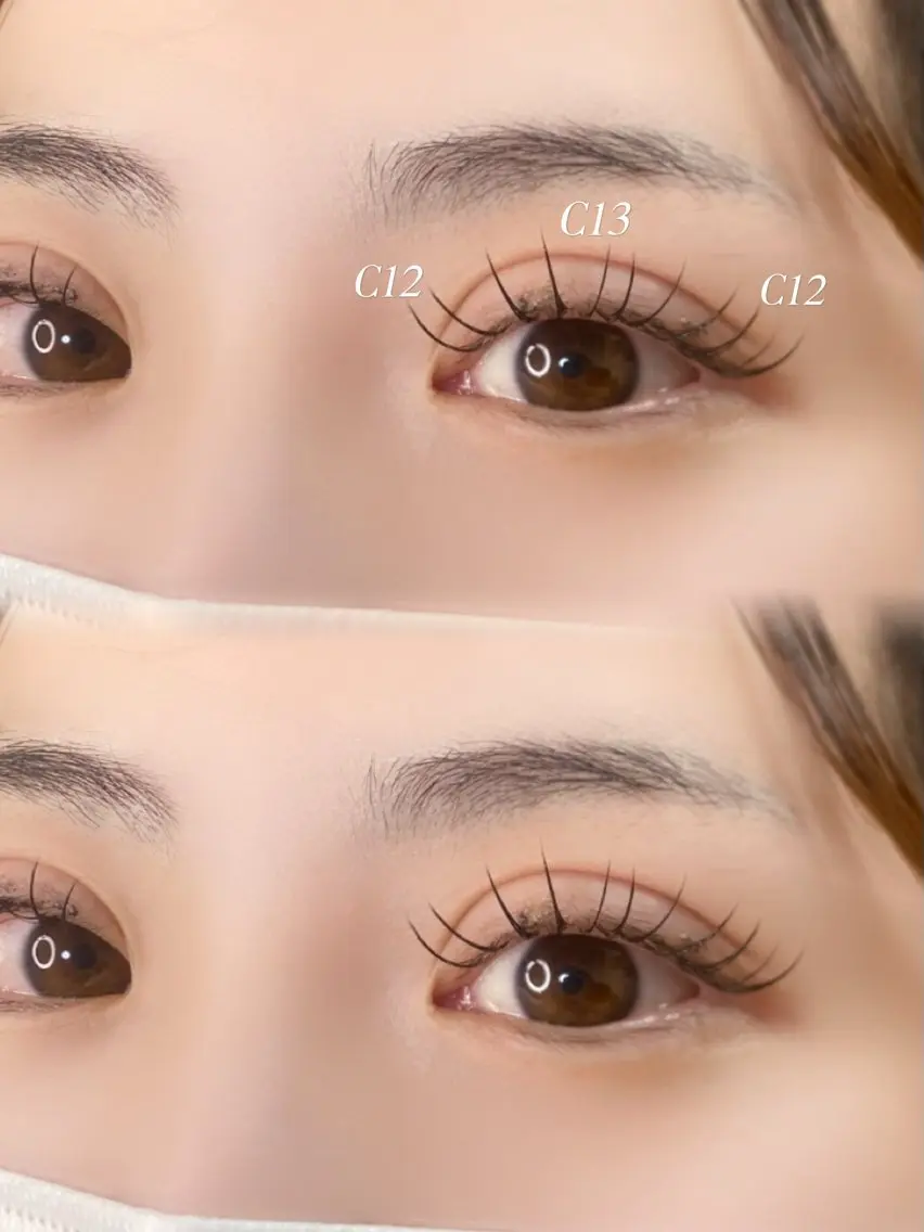 マツエク・マツパ 束感まつ毛 フラットラッシュ 新越谷eyelash Sayaのマツエク・マツパデザイン