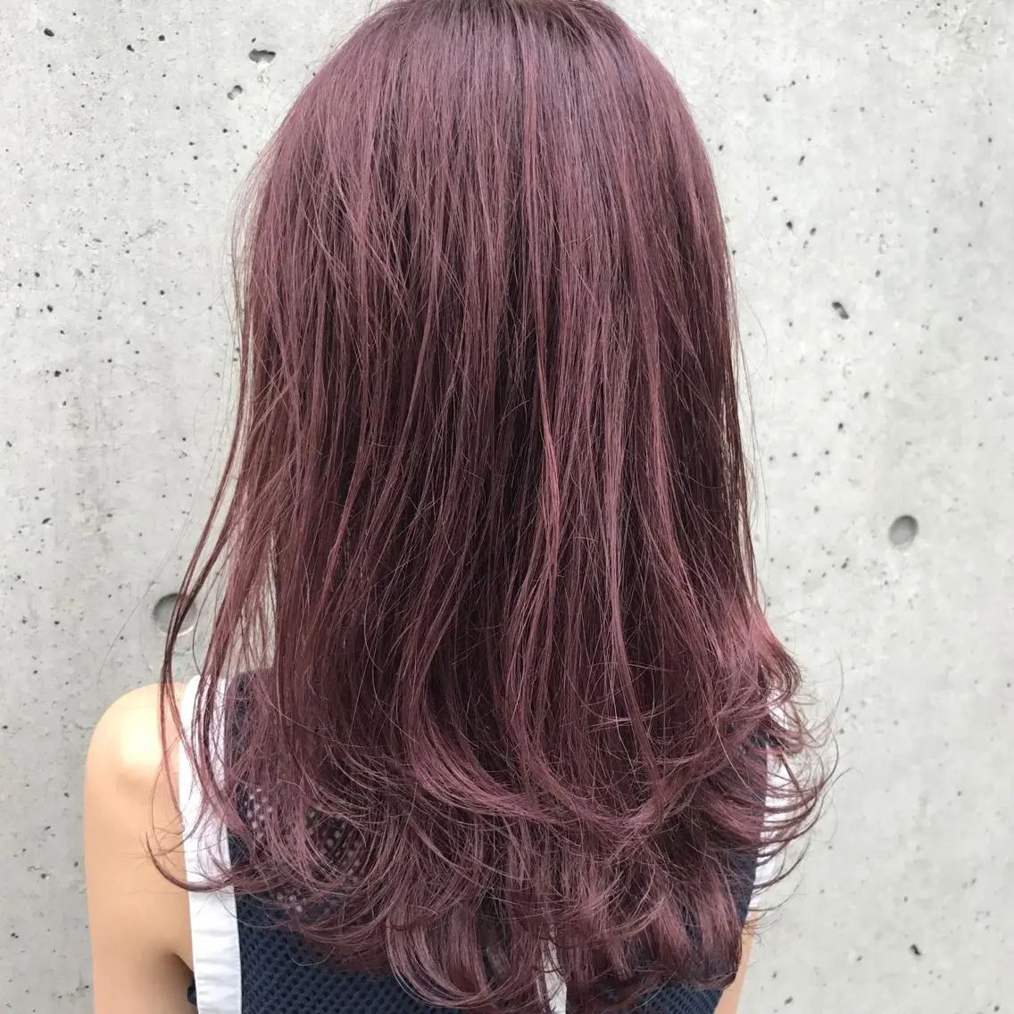 ロング カラー バイオレットカラー 韓国レイヤーカット 🧸ベージュカラーのヘアスタイル