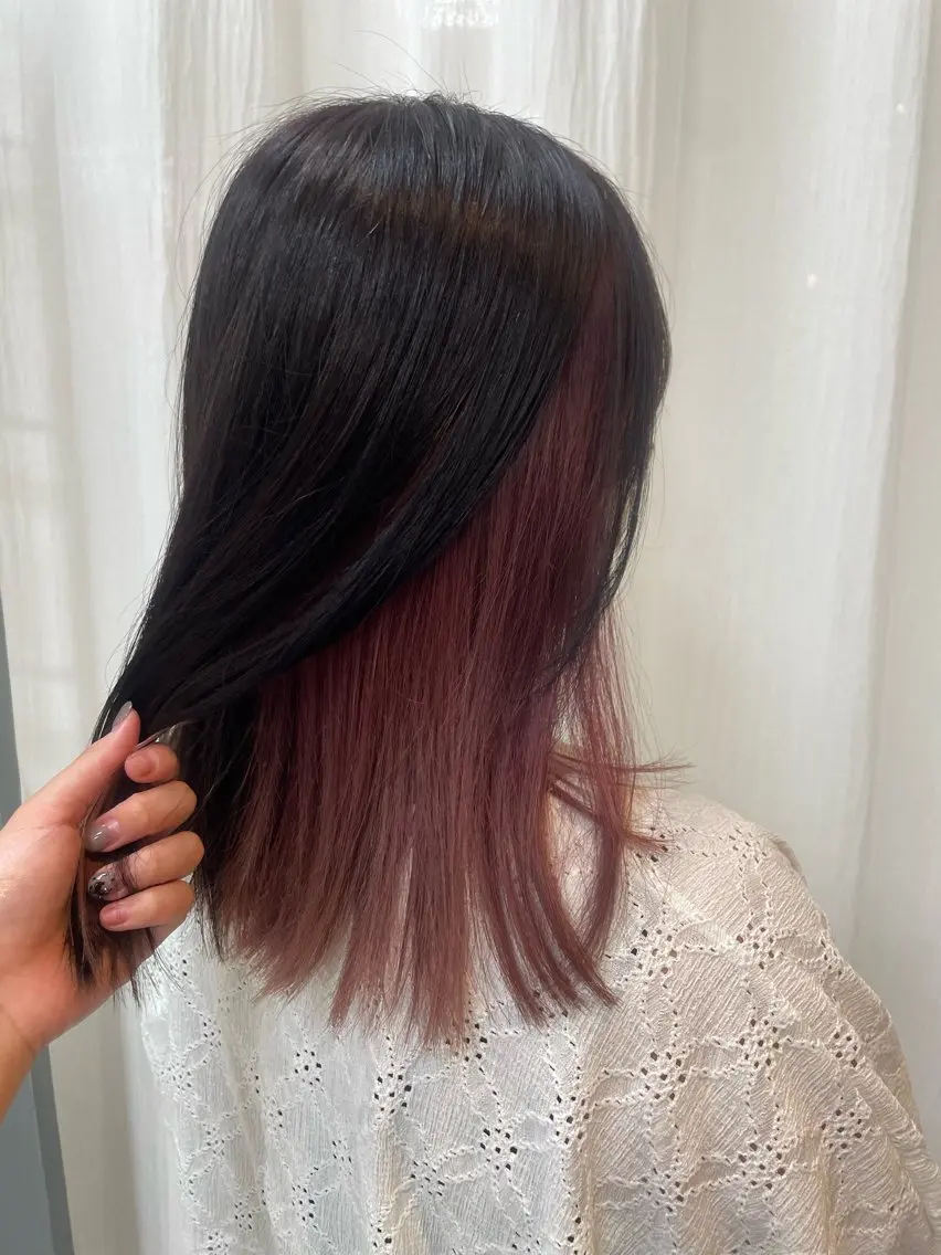 ミディアム ヘアカラー miyabi/ eMuのヘアスタイル