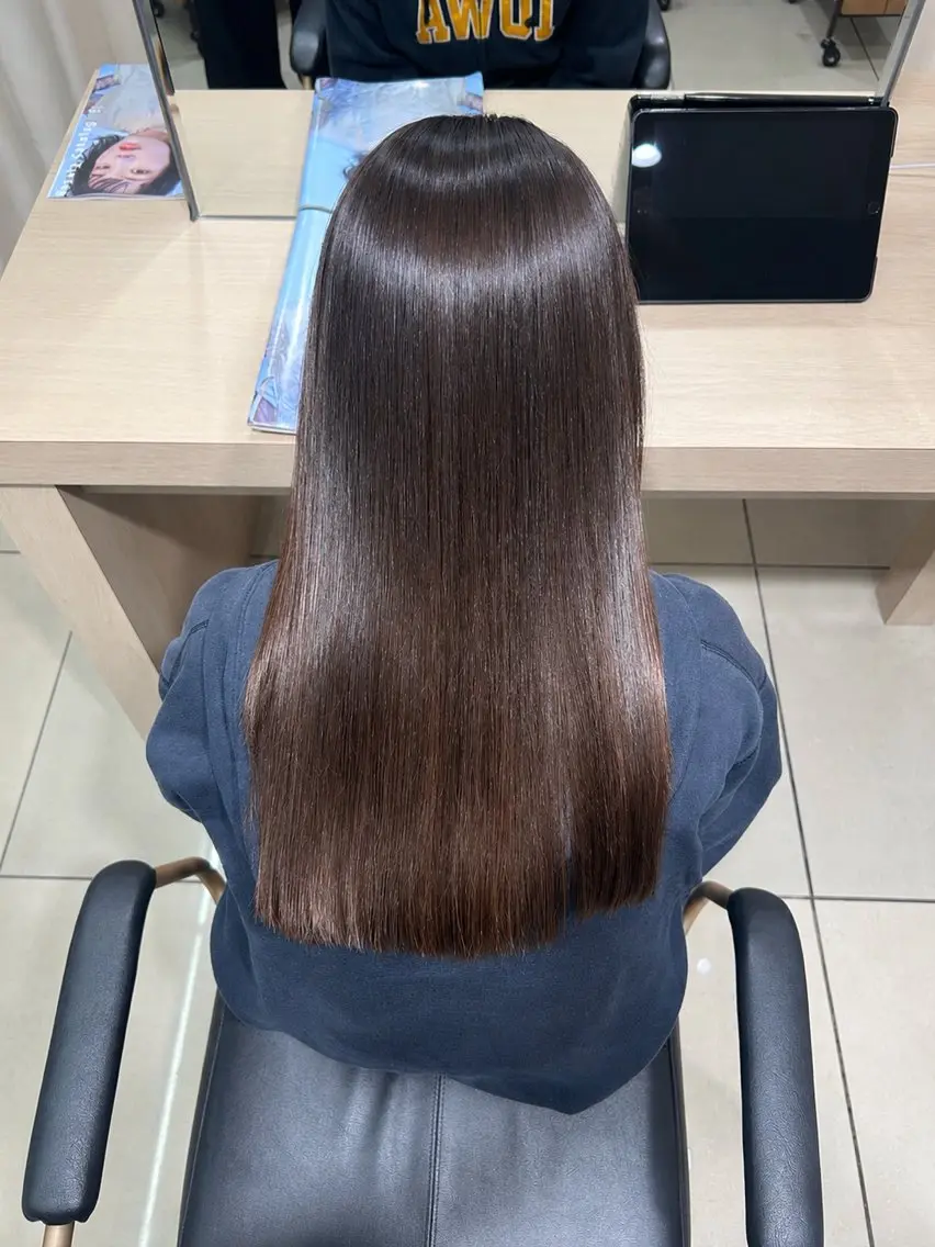 ロング パーマ 森田 夢瞳のヘアスタイル