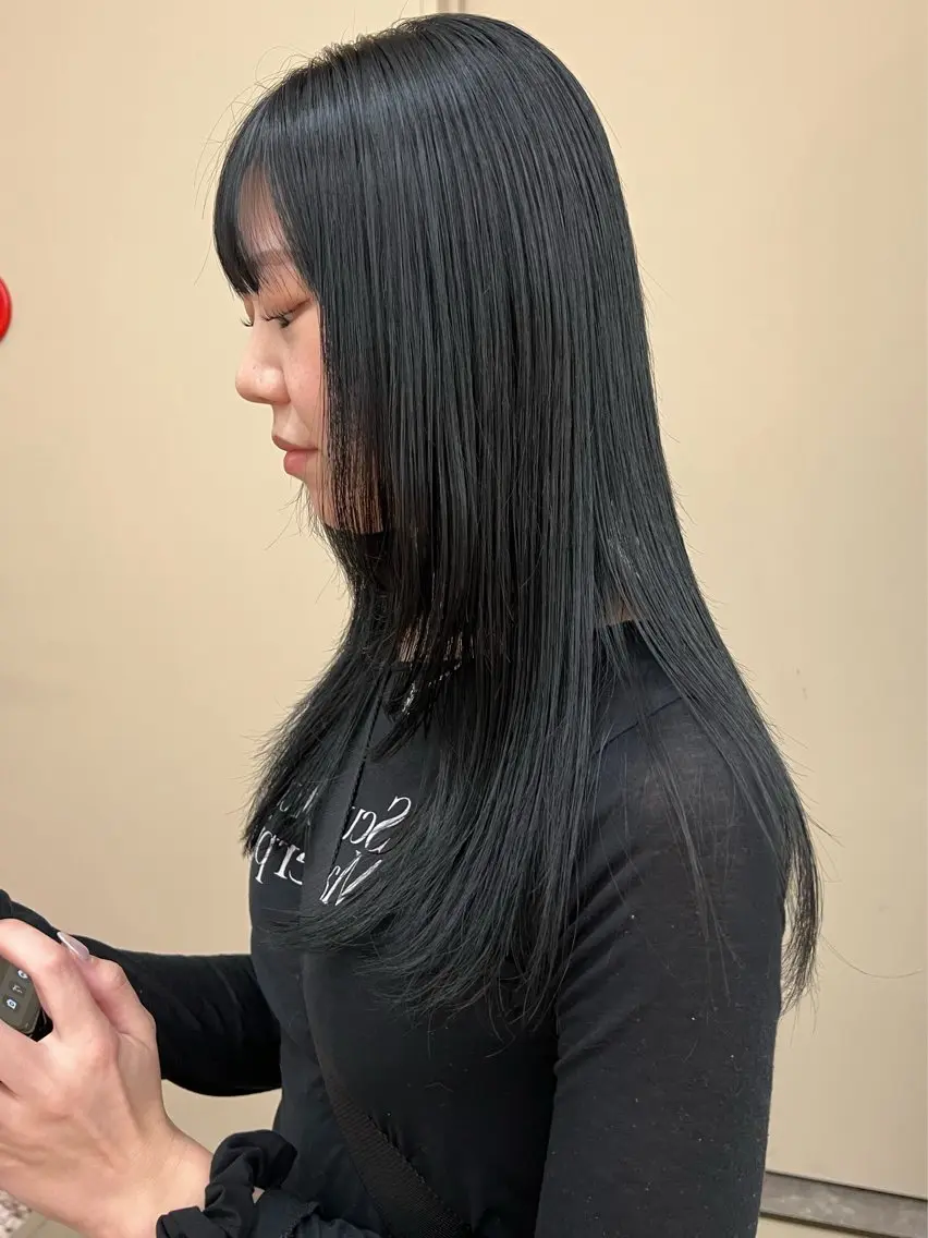 就活向けオフブラック!抜ける偽の黒染め🐦⬛※今後カラーを続けたい方にオススメの【特別価格クーポン】✨の写真