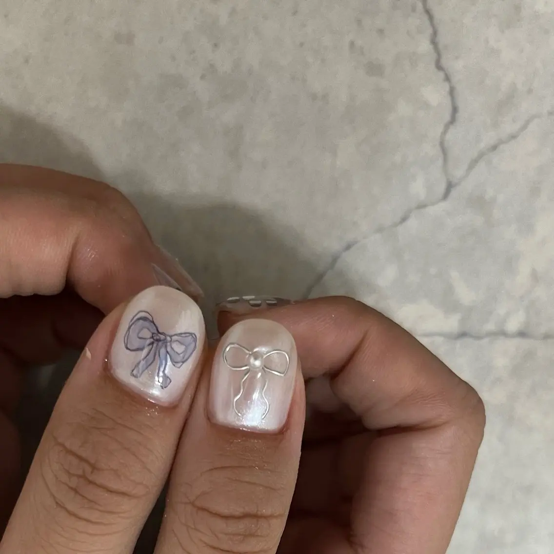 ネイル グリーン ハンドネイル vegh. nail/阿波座のネイルデザイン