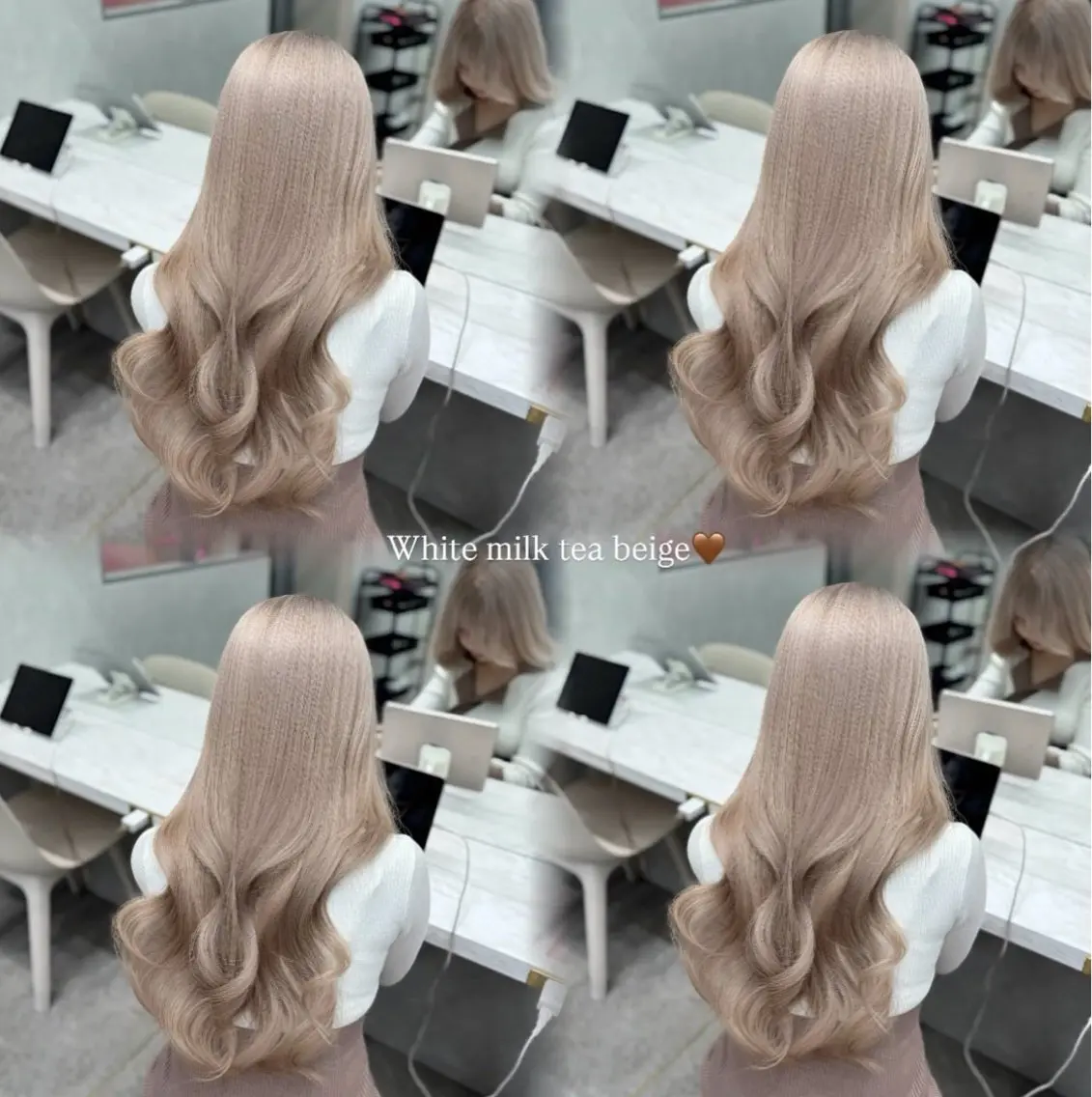 ロング ヘアカラー 璃 音のヘアスタイル