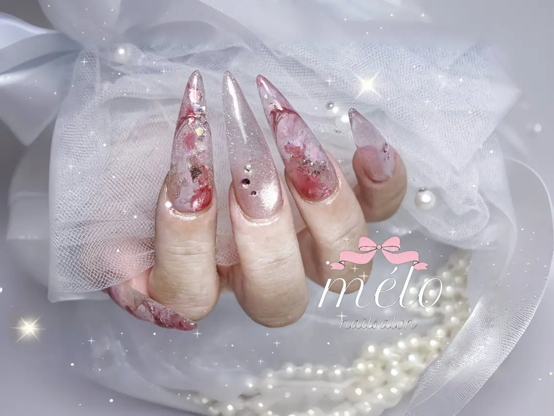 ネイル ハンドネイル Nailsalon mélo ももか🩷のネイルデザイン
