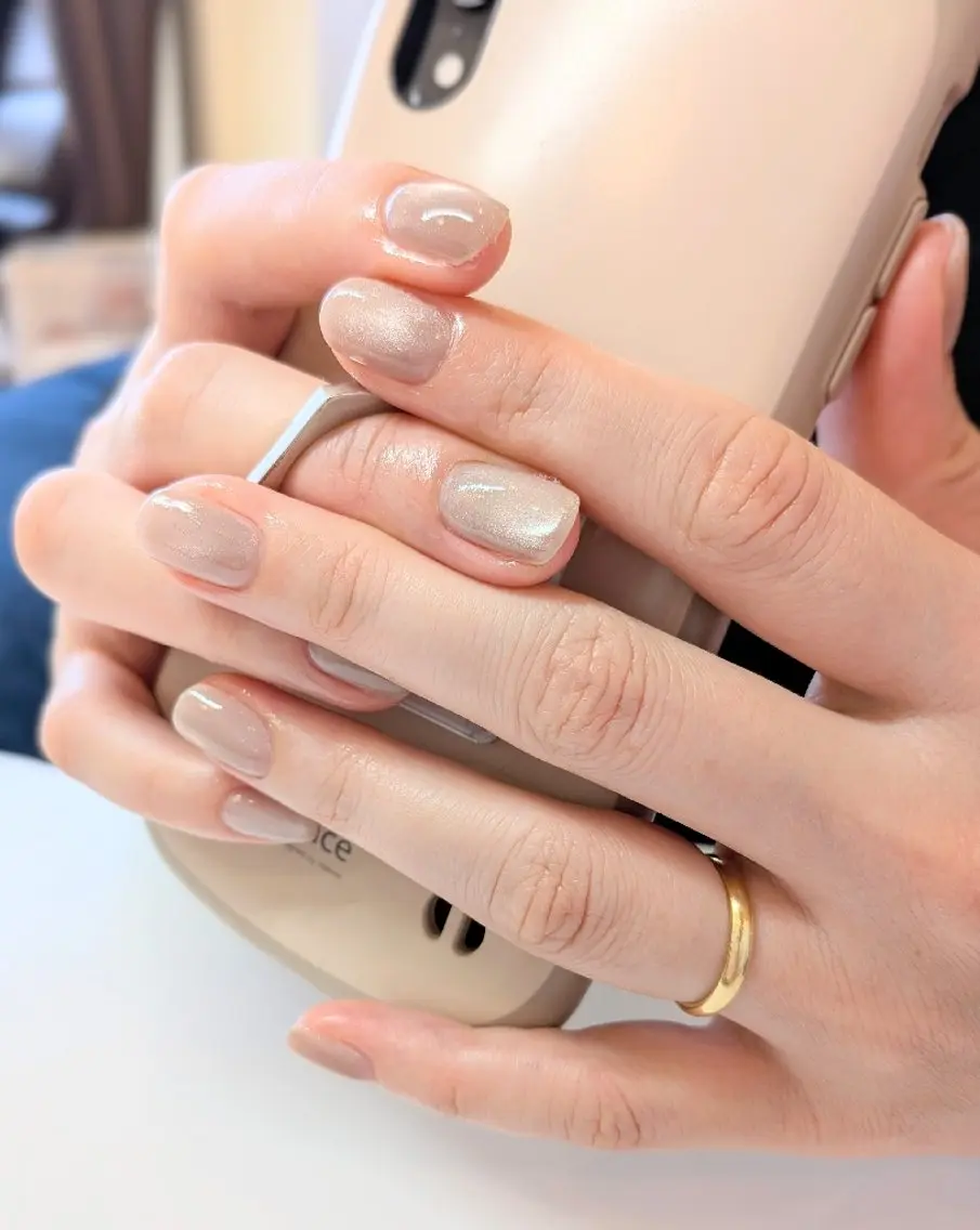おすすめ!マグネットソフトジェルワンカラー💎オフなしの写真