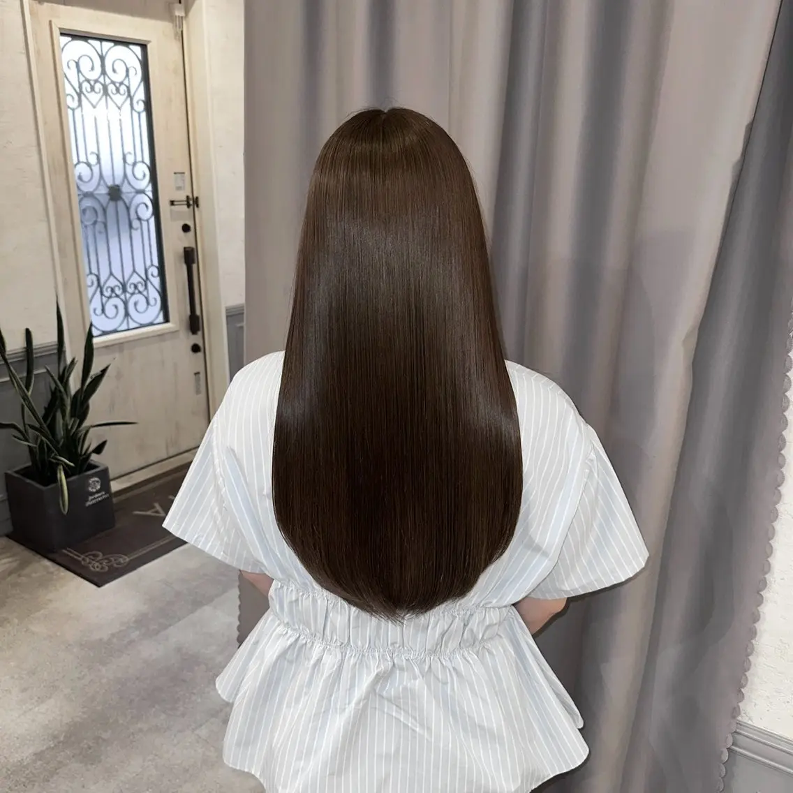 ロング カラー ブラウンカラー 透明感カラー ヘアカラー Nagumo Mizukiのヘアスタイル