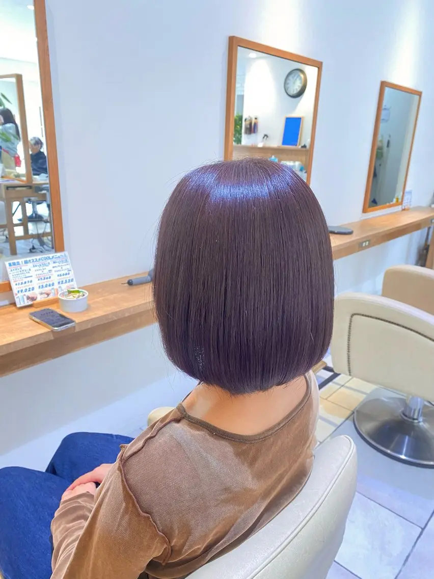 ショート ヘアカラー トリートメント preak megu☺︎︎︎︎のヘアスタイル
