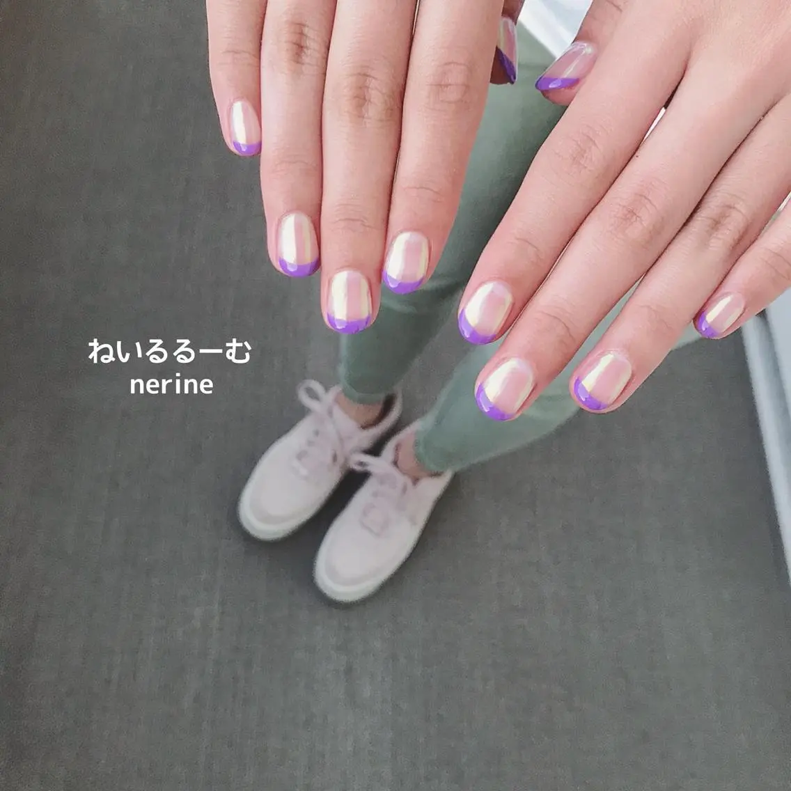 ネイル オーロラネイル NAILST Naomiのネイルデザイン