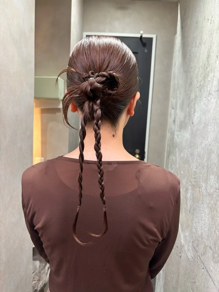 お呼ばれヘア✨ヘアセットメニューの写真