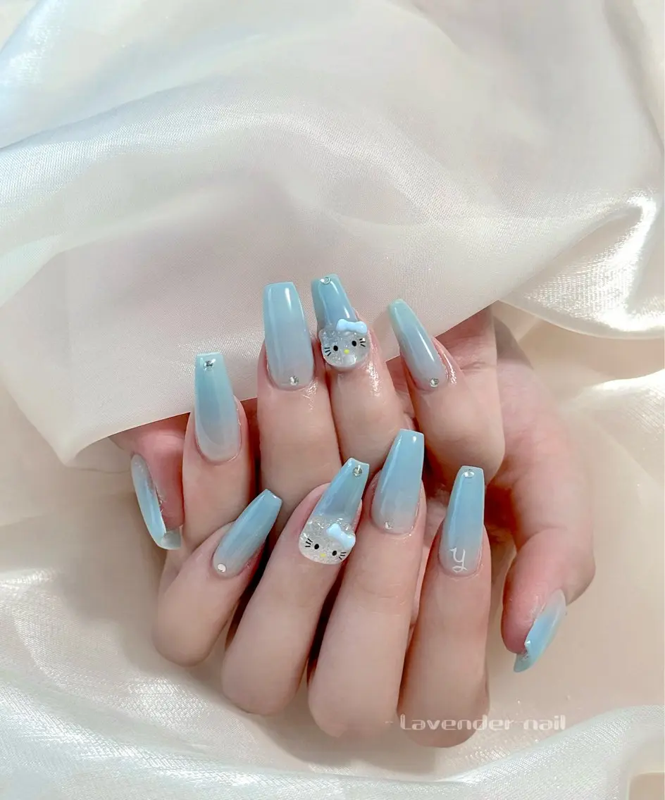 ネイル ハンドネイル Lavender nail·中島公園のネイルデザイン
