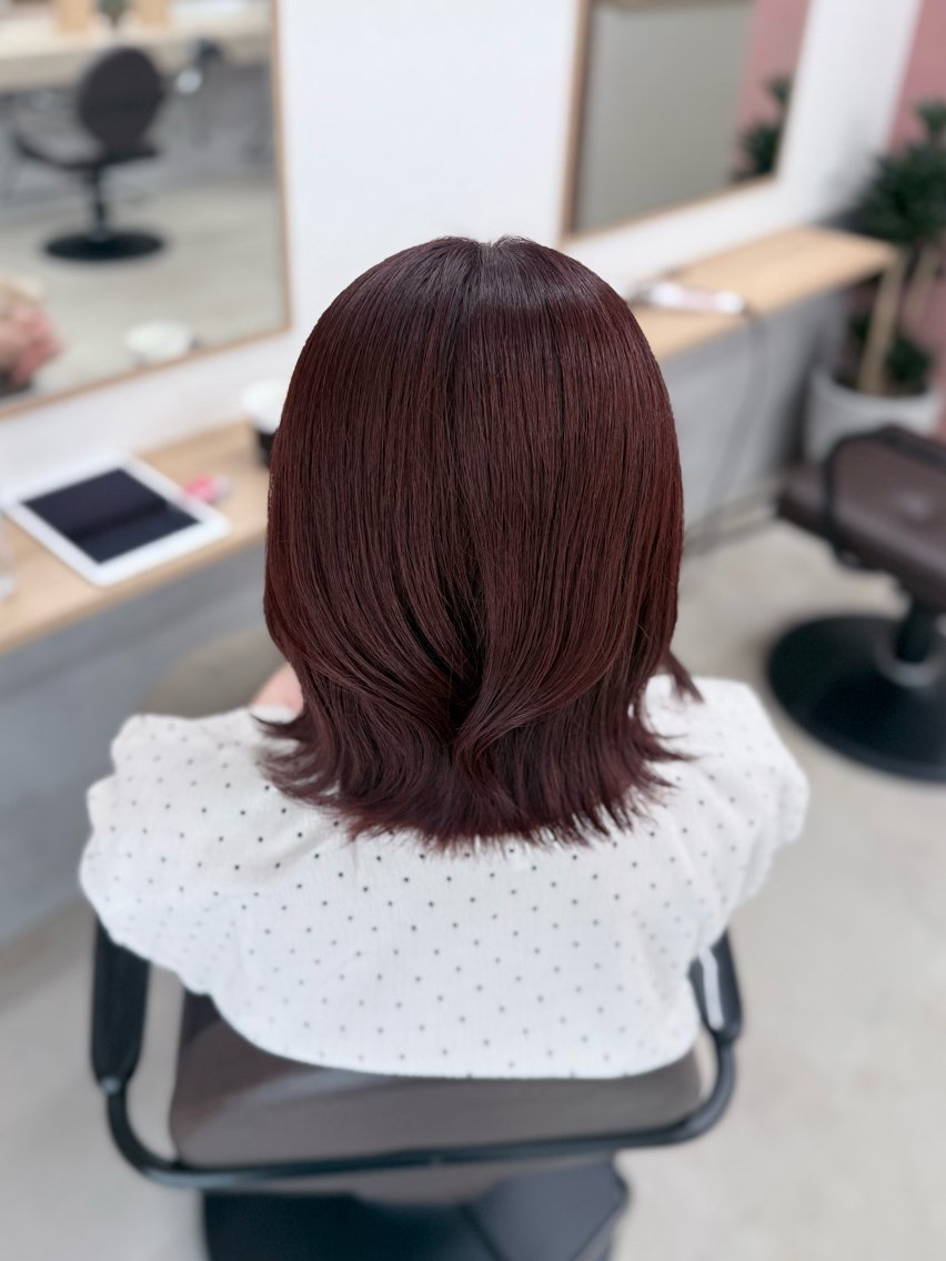 ミディアム 🩵✨似合わせカット yuzuha✨🩵のヘアスタイル