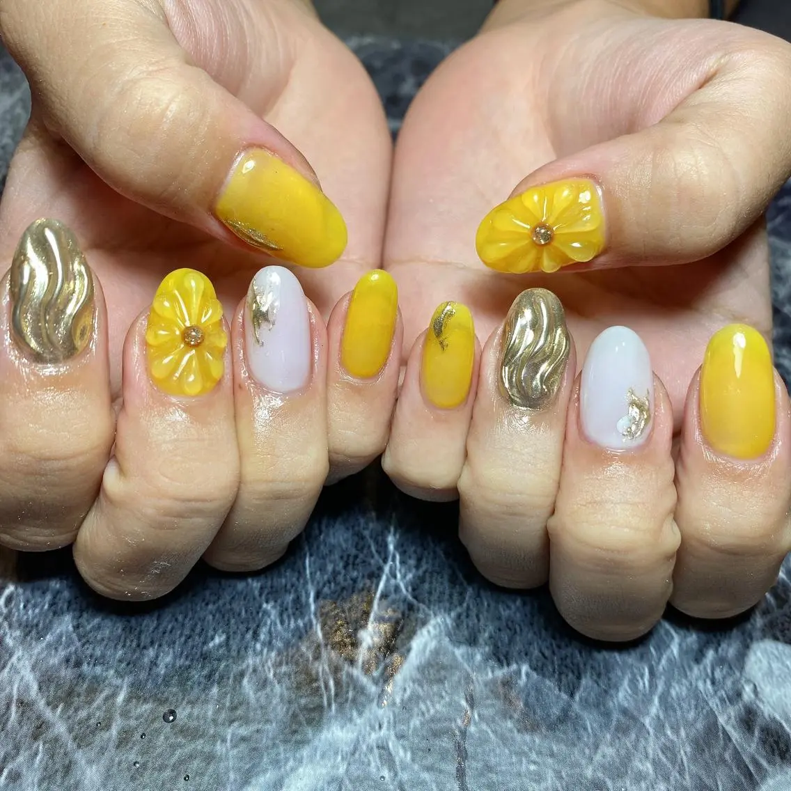 ネイル ジェルネイル しば まなみのネイルデザイン