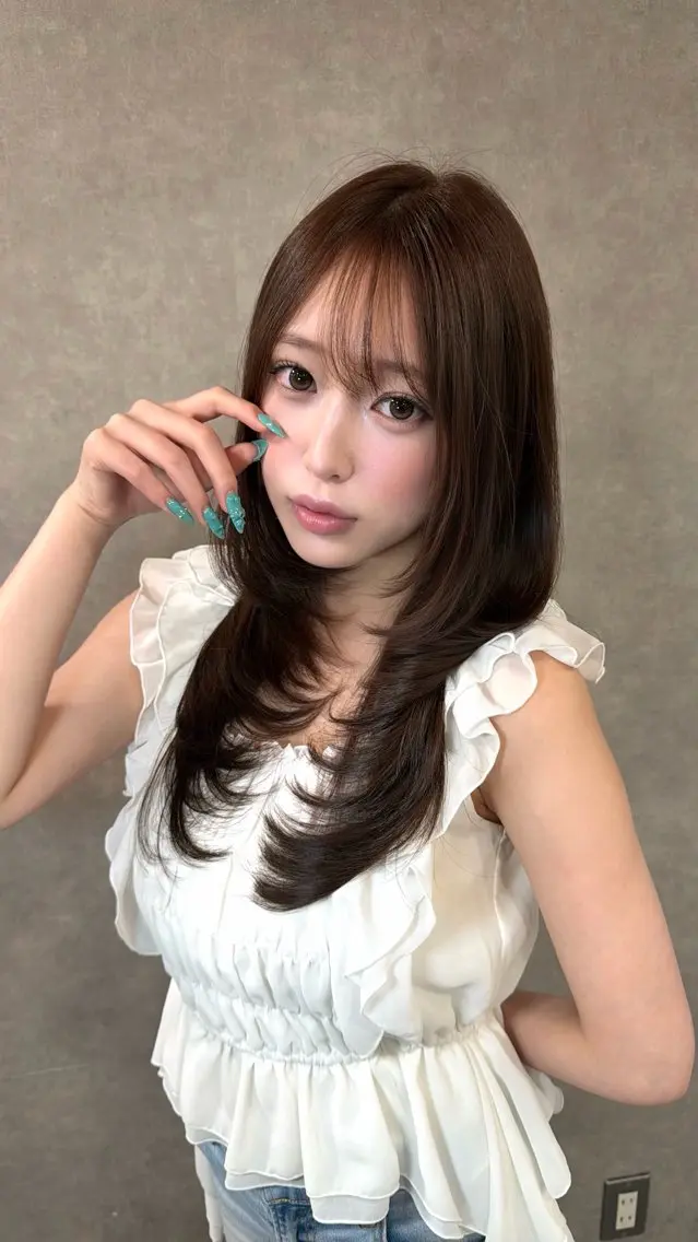 ロング ヘアアレンジ 成田 絵里香のヘアスタイル