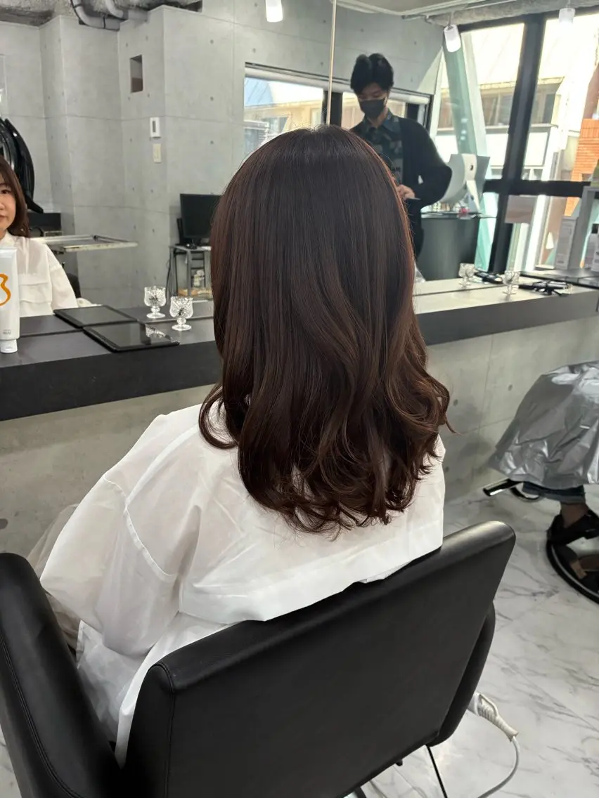 ミディアム カラー トリートメント ヘアカラー Endearing 🌟銀座のヘアスタイル