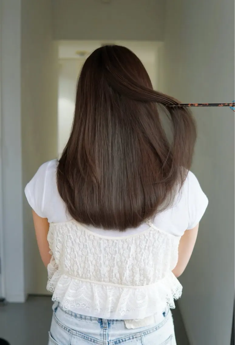ロング カラー カット ヘアカラー 縮毛矯正 トリートメント 髪質改善/透明感 松下喬亮のヘアスタイル
