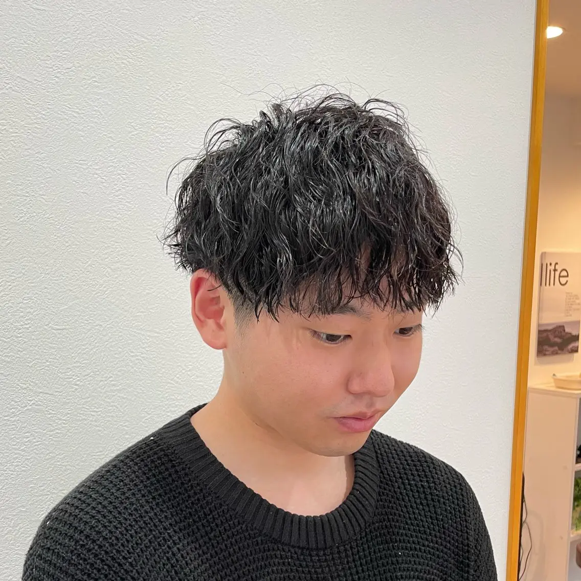 ショート メンズ カット パーマ トリートメント メンズ 特化・川田のヘアスタイル