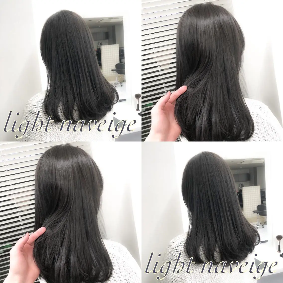 ロング カット ヘアカラー ハイトーン×レイヤー カットTAKUMIのヘアスタイル