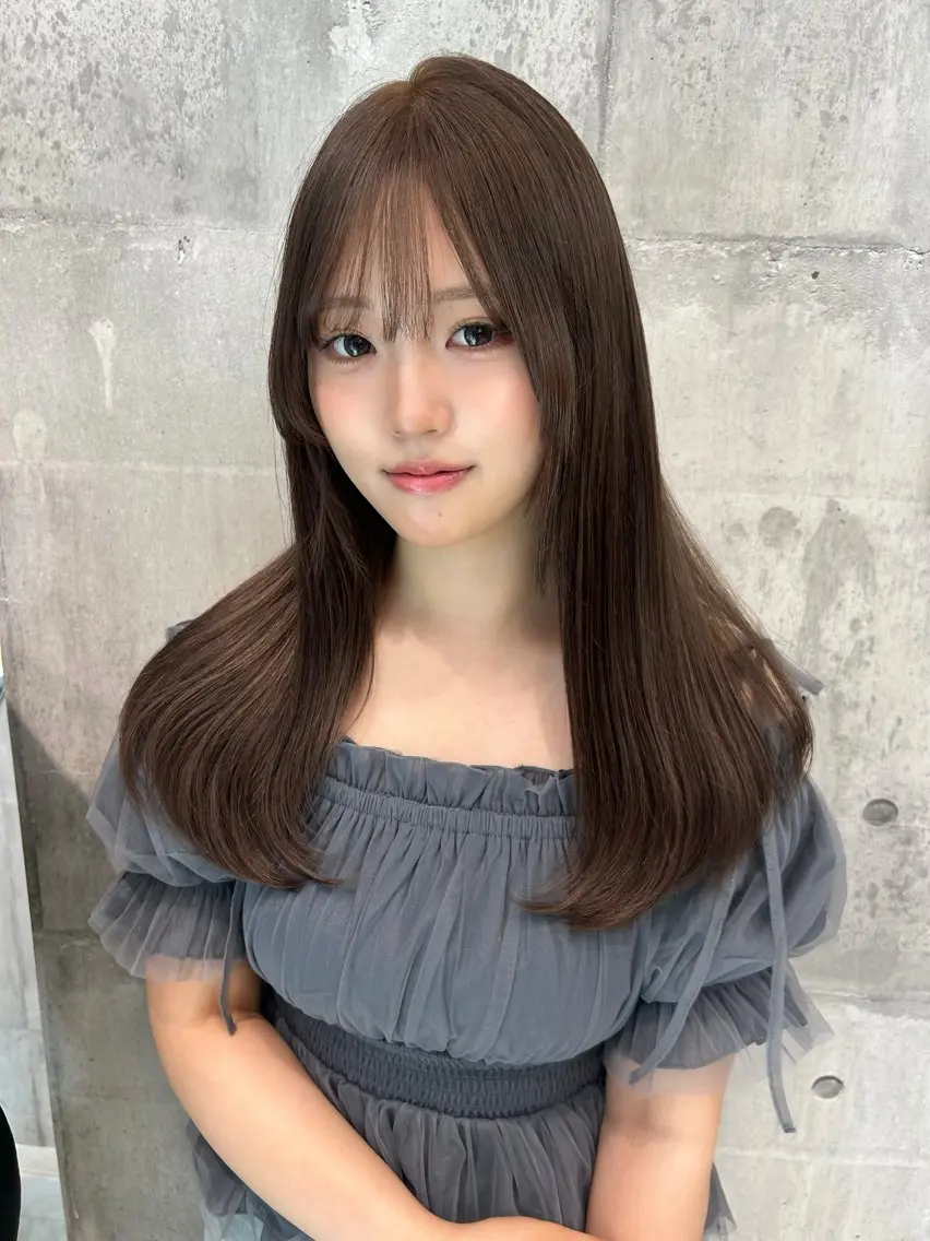 ロング 【ピンク/ラベンダー 】mao🐩💜のヘアスタイル