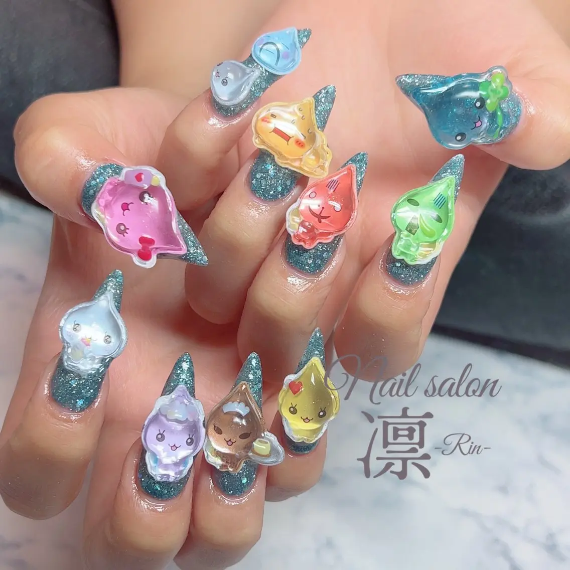 ネイル 持ち込み private salon凛のネイルデザイン
