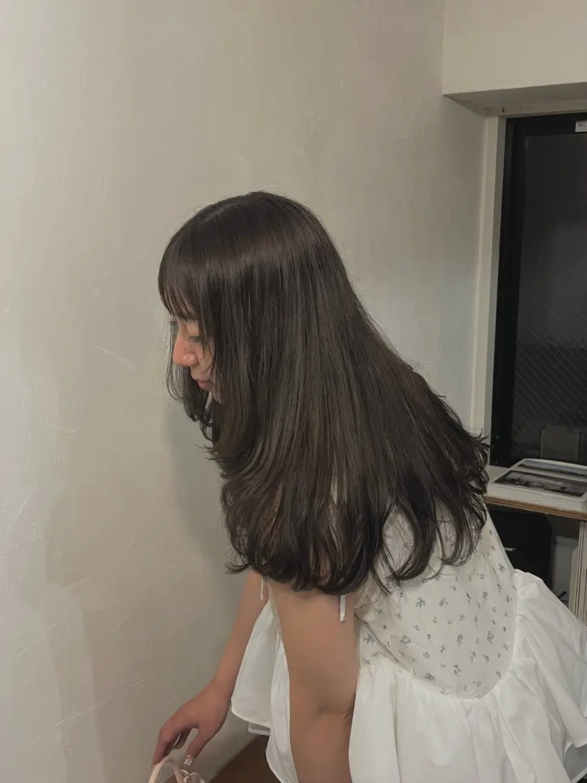 セミロング 撮影モデル 柔らかhair/ マンツーマン/かんなのヘアスタイル