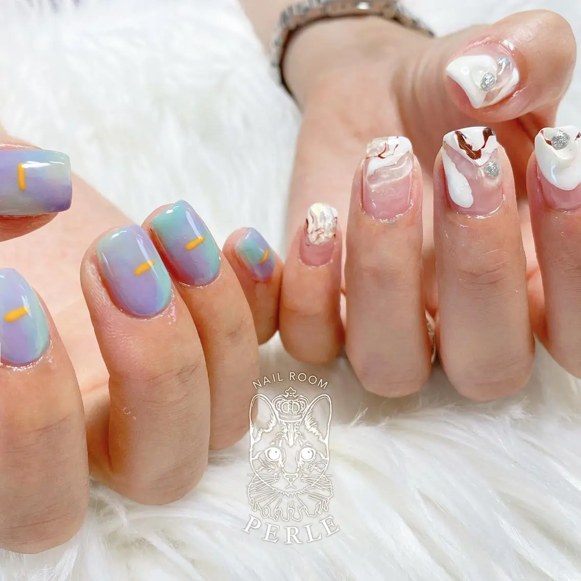 ネイル ハンドネイル nail room Perleのネイルデザイン