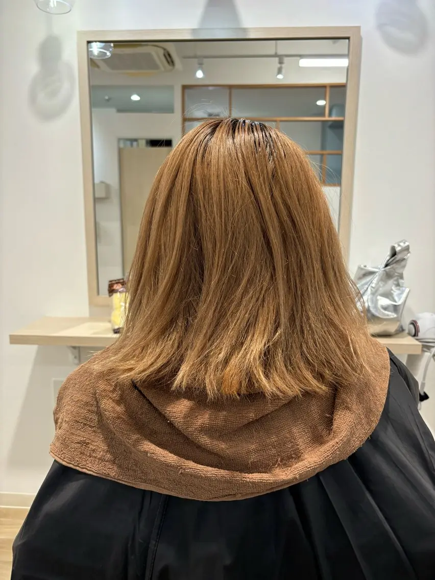 ミディアム 『大西 陸』 透明感color🔆のヘアスタイル